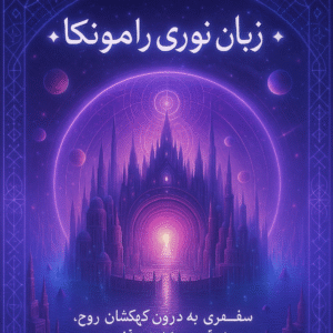 جزوه آموزشی زبان نوری رامونکا همراه با کارتهای حروف نورانی در حفاظ انرژی